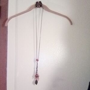 Paparazzi_ Boho Beads/leaf necklace & earrings set